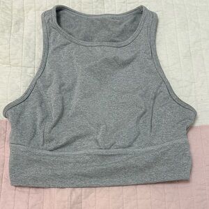 JoyLab Gray and White Activewear Top